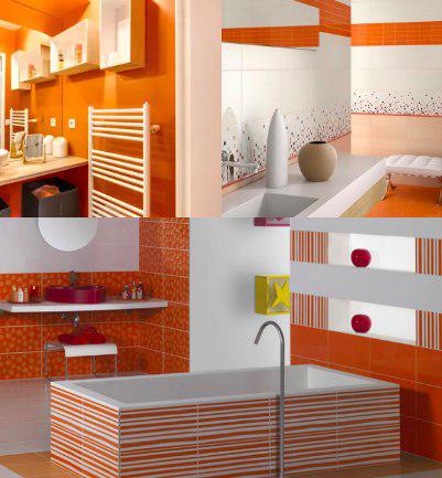 Mueble color naranja