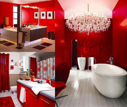 Mueble color rojo