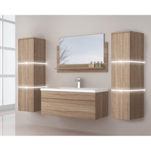 mueble de baño de madera