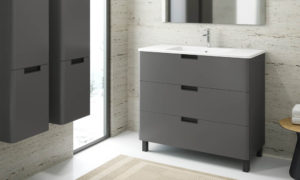 ¿Cómo instalar un mueble de baño con patas?
