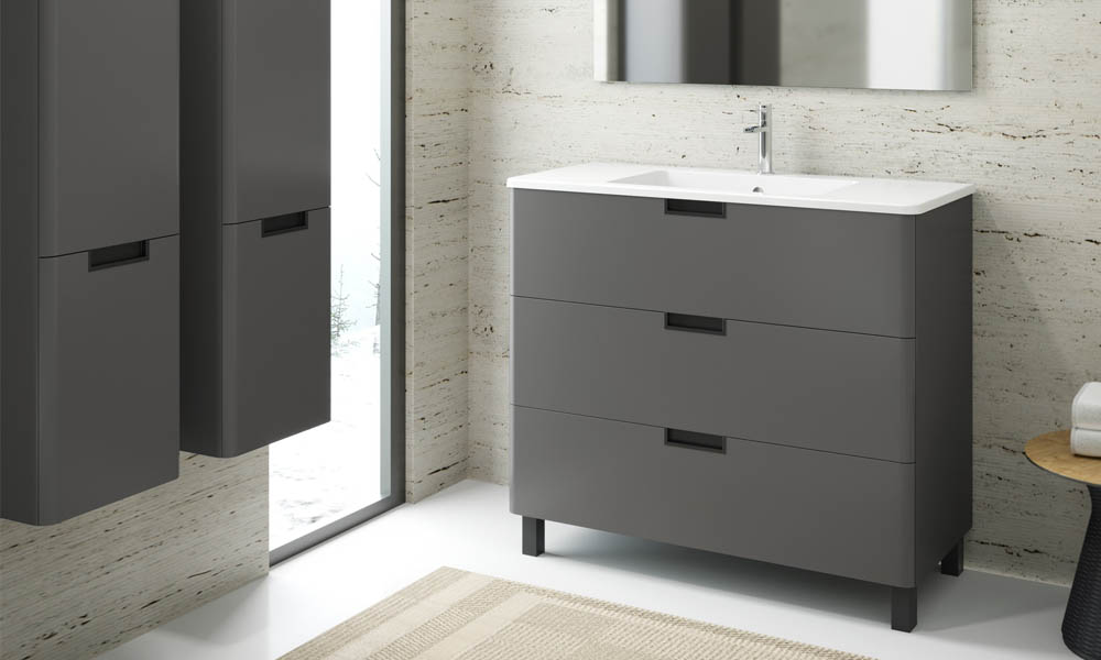 ¿Cómo instalar un mueble de baño con patas?