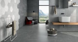 cuarto de baño de hormigón