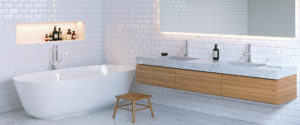 mueble de baño minimalista
